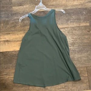 Lululemon green open back tank